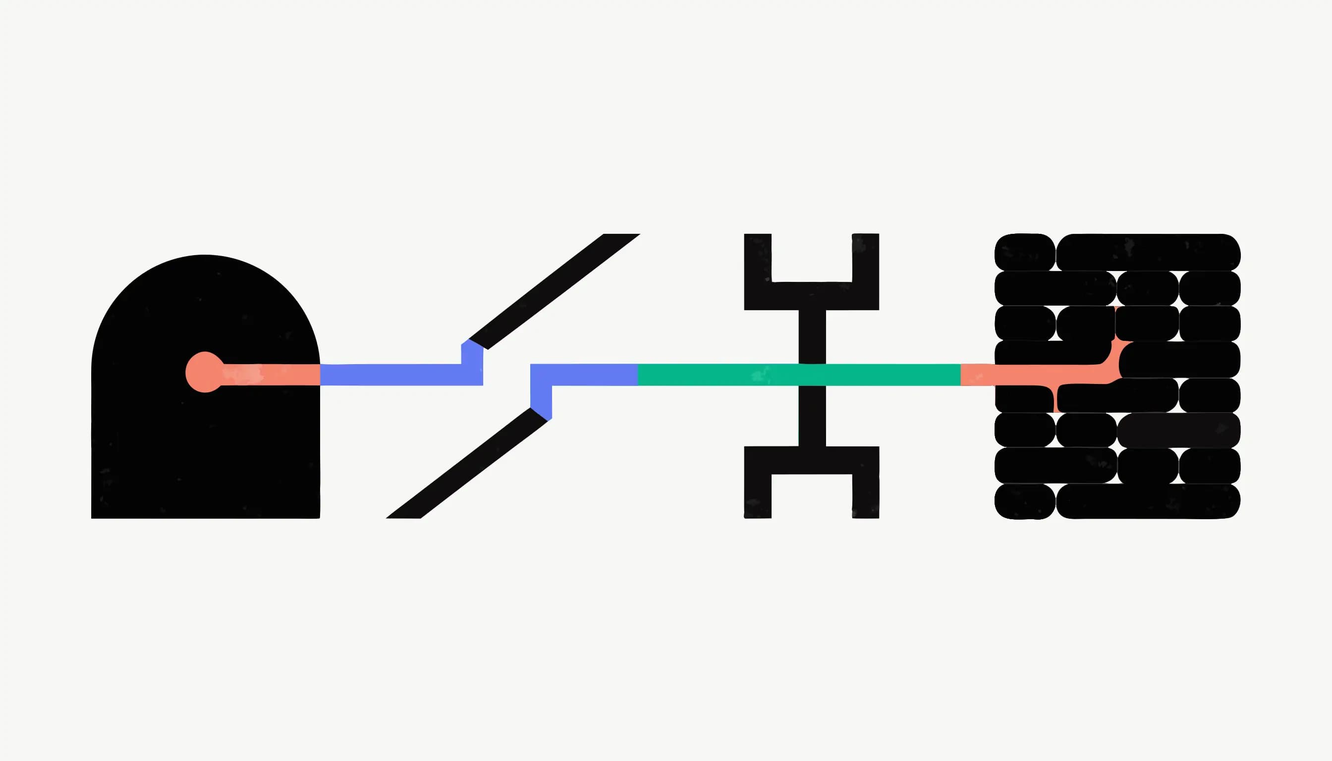 Uma ação atravessando interface, API, lógica e persistência antes de voltar como resposta