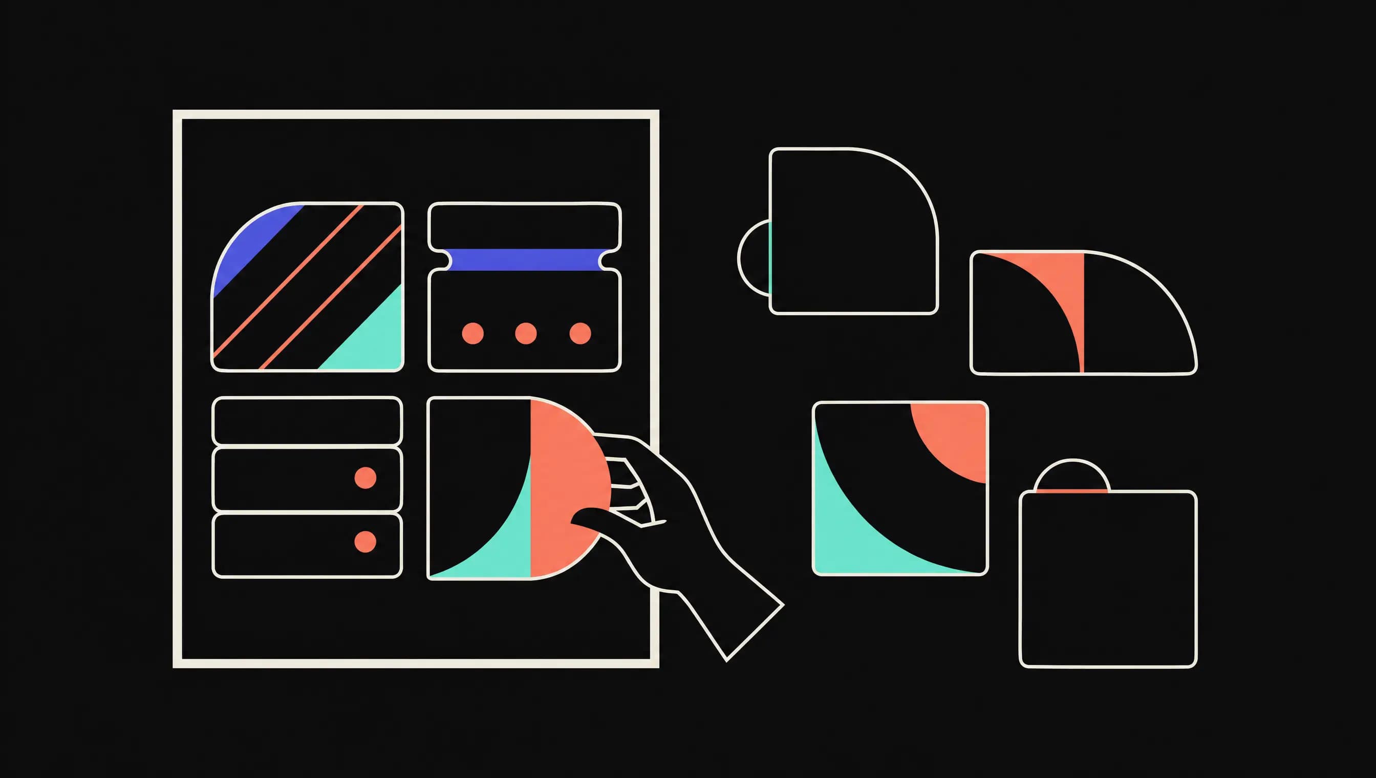Blocos de tecnologia estáveis dentro de uma moldura de restrições, com alternativas experimentais mantidas do lado de fora